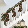 thumbnail image 5 of Lsque Owl And Leaves Pattern 18 Inch Christmas Stockings, Festive Holiday Stocking for Christmas Decorations Holiday Decor, 5 of 8