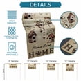 thumbnail image 6 of Sweet Home Table Runner - 70 Inch Long Western Stars Bird Houses Country Vintage Cotton and Linen Blended Dress Scarves Farmhouse Table Runner for Kitchen Dining, Coffee Table, 13" x 70", 6 of 8
