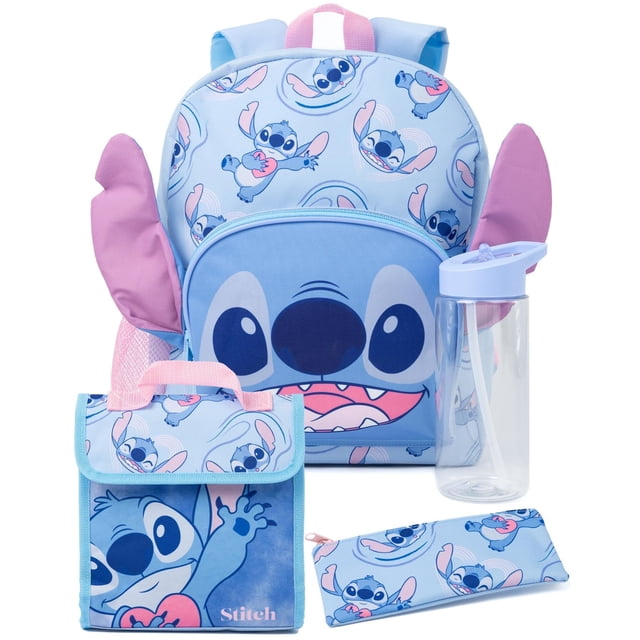 Mochila Disney Lilo and Stitch Girls con estuche y botella