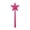 Hot Pink, variant on Ngxiha Pepper Seasoning Magic Wand, Five Pointed Star Shape, Three Hole Distributor, Detachable, Lightweight, One Handed Operation, Kitchen Accessories