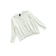 thumbnail image 2 of Kiapeise Toddler Girls Cardigan, Long Sleeve Crew Neck Button Up Knit Shrug, 2 of 9
