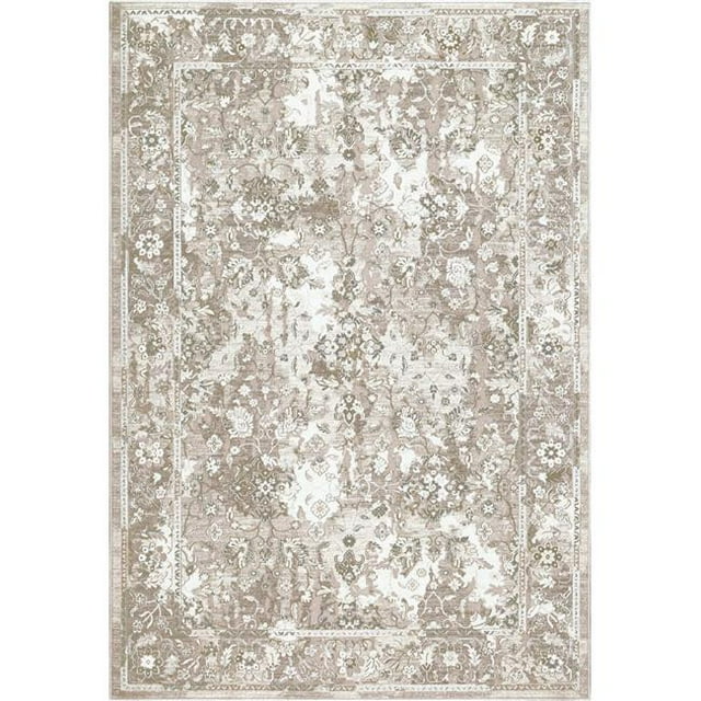 Dynamic Rugs FC24969016555 2 ft. x 3 ft. 11 in. Fresco 96901 Rectangle Transitional Area Rug - 6555 Beige & Taupe