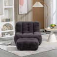 thumbnail image 2 of Jopath Fluffy Bean Bag Chair, Comfortable Bean Bag, Super Soft Lazy Sofa Chair With Memory Foam And Ottoman, Indoor Modern Focus Bean Bag Chair For Living Room, Bedroom, Apartment, 2 of 11