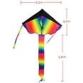 thumbnail image 4 of Huge Rainbow Kite for Kids a Kite Easy to Fly for Outdoor | Easy to Fly and Soars High, A Great Way to Enjoy and Spend Time with Friends and Family, 4 of 5