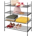 thumbnail image 6 of Whitmor 2-Tier Modular Stacking Shelf - Black, 6 of 6