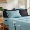 thumbnail image 2 of Regency Heights Queen Size Comforter Set, 9-Piece Bed in a Bag Queen, Black Bedding Comforter Set with Comforter, Flat Sheets, Fitted Sheets with Side Pockets, 2 of 8