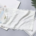 thumbnail image 5 of Strapless Bra Lace Bandeau Top Women's Bra Without Underwire Padded Bralette Tube Top with Transparent Straps Shaping Bra Comfortable & Breathable(Color:White,Size:One Size), 5 of 5