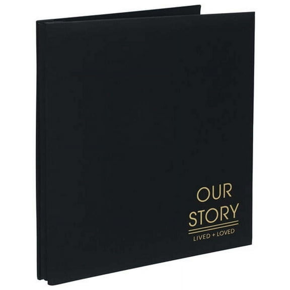 Malden 5-Up Our Story Black Fabric Album