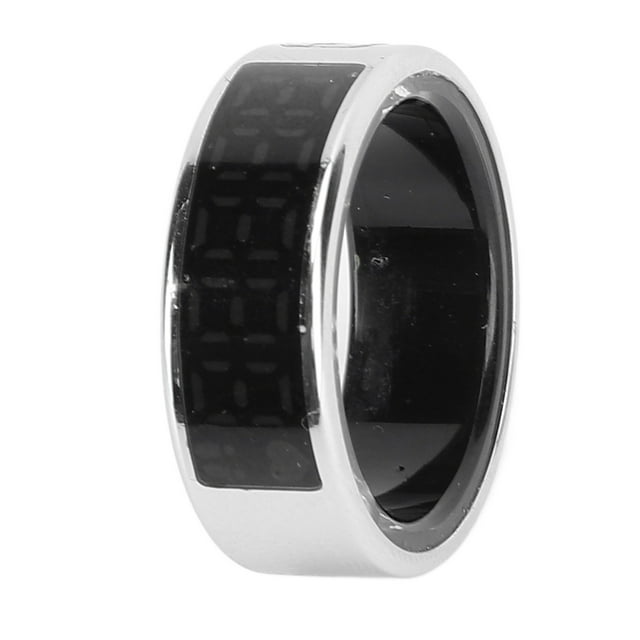Smart Ring Con App Para Mujeres Hombres, Pantalla Táctil IP68 Agua De Fitness Tracker Con Seguimiento De Movimiento, Monitor De Sueño, Rastreador De Pasos, Con Barra De Carga
