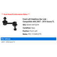 thumbnail image 2 of Front Left Stabilizer Bar Link - Compatible with 2007 - 2014 Acura TL 2008 2009 2010 2011 2012 2013, 2 of 2