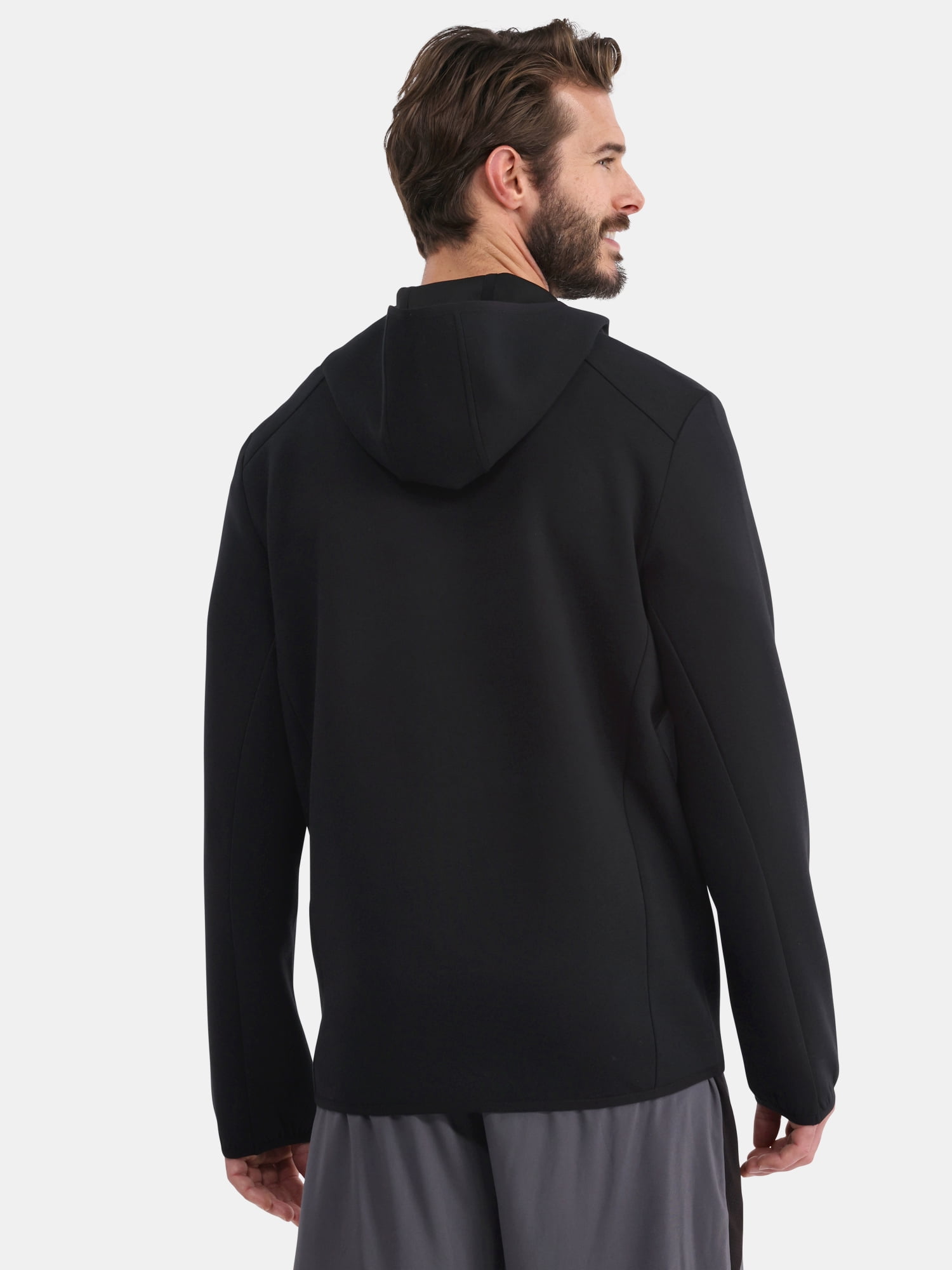 Athletic Works Men's and Big Men's Fusion Knit Zip Jacket, Sizes S-3XL