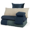 thumbnail image 4 of ASPEN SOFT TEXTURE REVERSIBLE COMFORTER SET 6 PCS CALIFORNIA KING SIZE MADE IN MEXICO, 4 of 4