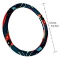 thumbnail image 4 of Seven Starred Iadybird Printed 14.5 Inch PVC Leather Steering Wheel Cover - Car Wheel Cover Auto Accessories, 4 of 6
