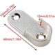 thumbnail image 2 of Wardrobe Clothes Tube Bracket Wardrobe Pole End Beam Thickening Bracket (2 Pack), 2 of 4
