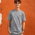 thumbnail image 3 of Dalix Alien Heavy Cotton Short Sleeve Summer Tee Mens in Heather Gray XL X-Large, 3 of 4