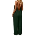 thumbnail image 2 of Women's Casual Sleeveless Wide Leg Jumpsuit with Pockets Loose Fit Summer Romper, 2 of 5