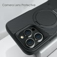 thumbnail image 5 of Allytechgroup Case for Apple iPhone 14 Pro Max, Compatible with Magsafe Shockproof Ring Holder Kickstand Bumper Back Cover Case for iPhone 14 Pro Max Women Men, Black, 5 of 6