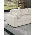 thumbnail image 4 of Oversized Upholstered Corduroy Sleeper Sectional Sofa With Storage Chaise, 4 of 8
