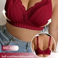 thumbnail image 5 of Jamsmile Women Push Up Bras Soft Seamless Solid Color Everyday Wear Full Coverage Comfort No Underwire Sleep Padded Bras, 5 of 8