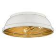 thumbnail image 5 of Golden Lighting Bartlett 3-light Flush Mount in French White, 5 of 5