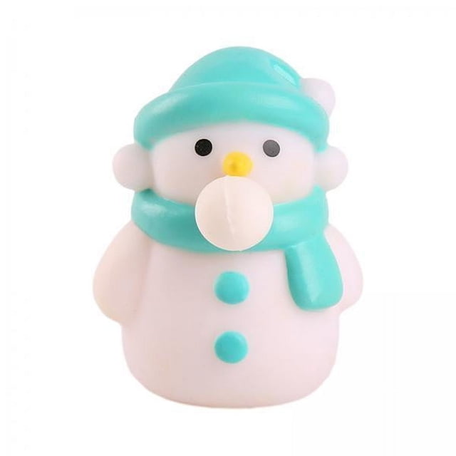 Juguetes para apretar,Exprimir bolas relajantes navideñas relajantes lentas,Burbujas navideñas para escupir ojos estallar exprimir,Bola sensorial navideña para apretar,Novedad Bola de