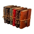 thumbnail image 2 of Classic Vintage Style Anchor & Rudder Decorated PU Cover Notebook Travel Diary Sketchbook (Coffee), 2 of 5