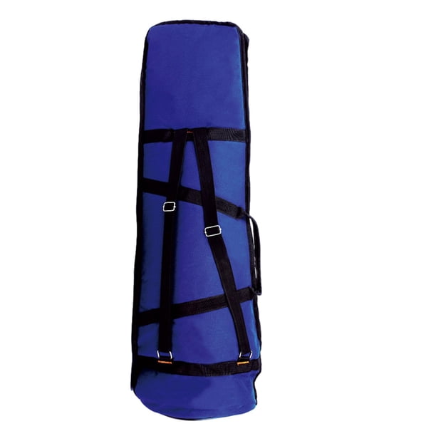 Bolsa para trombón tenor, bolsa acolchada para trombón bajo y correa de hombro ajustable. Azul