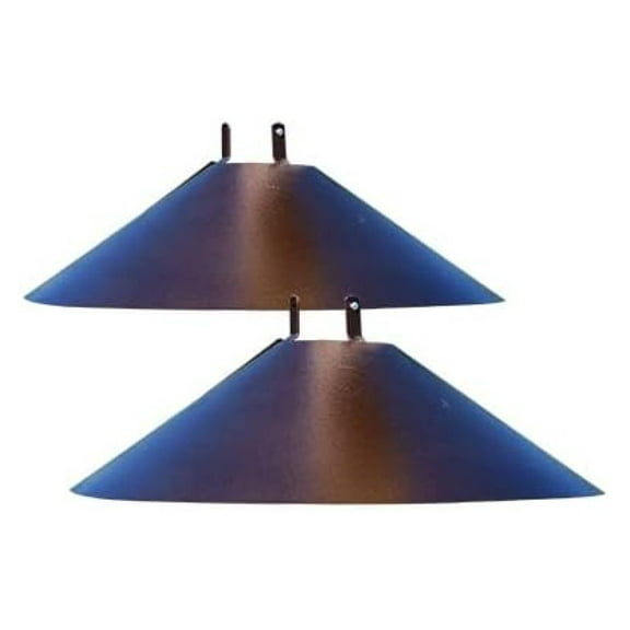 Woodlink Post Mounted Squirrel Baffles, Bronze, 22" Dia. Each, Pack of 2