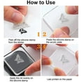 thumbnail image 7 of PVC Plastic Clear Stamps for DIY Scrapbooking Photo Album Decorative Cards Making Envelope 160x110mm, 7 of 7