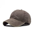 thumbnail image 1 of Adult Children Parent Child Washed Pure Cotton Solid Color Light Board Baseball Cap Men'S Stitching Baseball Cap, 1 of 6