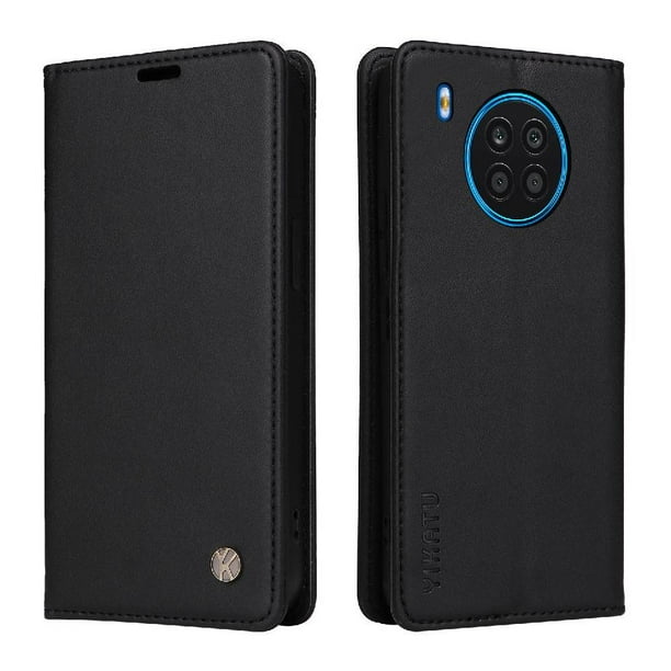 Funda para Honor 50 Lite Estuche de Cuero PU Tipo Cartera con Ranuras para Tarjetas y Cierre Magnético