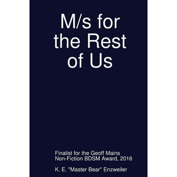 M/s for the Rest of Us, (Paperback)