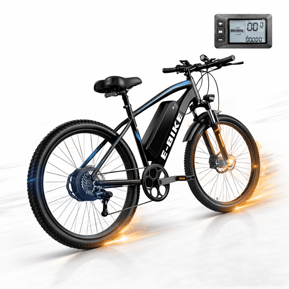 Setohet 26" Electric Bike for Adults , Powerful 500W E Bike with 36V Removable Battery: 7-Speed Commuter Bike ,UL2849