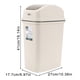 thumbnail image 2 of Clearance Trash Can Household Large Capacity Creative Swing Lid Trash Can European Style Bathroom Trash Can Sealing Strip Buy 2 get 10% off, 2 of 4