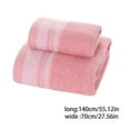 thumbnail image 2 of AuroraX Cotton Bath Towels Pill Resistant Anti-Microbial Ultra-Absorbent Pink Bath Towels Soft for Women,Men,Home,Bathroom,Hotel, 2 of 5
