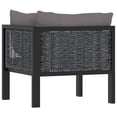 thumbnail image 3 of vidaXL Sectional Corner Sofa with Left Armrest Poly Rattan Anthracite, 3 of 8