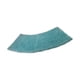 thumbnail image 3 of Alfombra de baño, alfombra de baño curva, alfombra para pies en forma de abanico, alfombra de baño suave y lavable antideslizante, Azul, 3 of 9