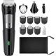 thumbnail image 1 of Men's beard trimmer hair clipper, 13-piece grooming kit, cordless rechargeable., 1 of 5