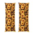 thumbnail image 1 of Fotbe Vintage Brown Plaid Sunflower Funda para Almohada Corporal con Diseño, Funda de Microfibra Ultrasuave de 20x54 Pulgadas, Ropa de Cama Elegante, 1 of 7
