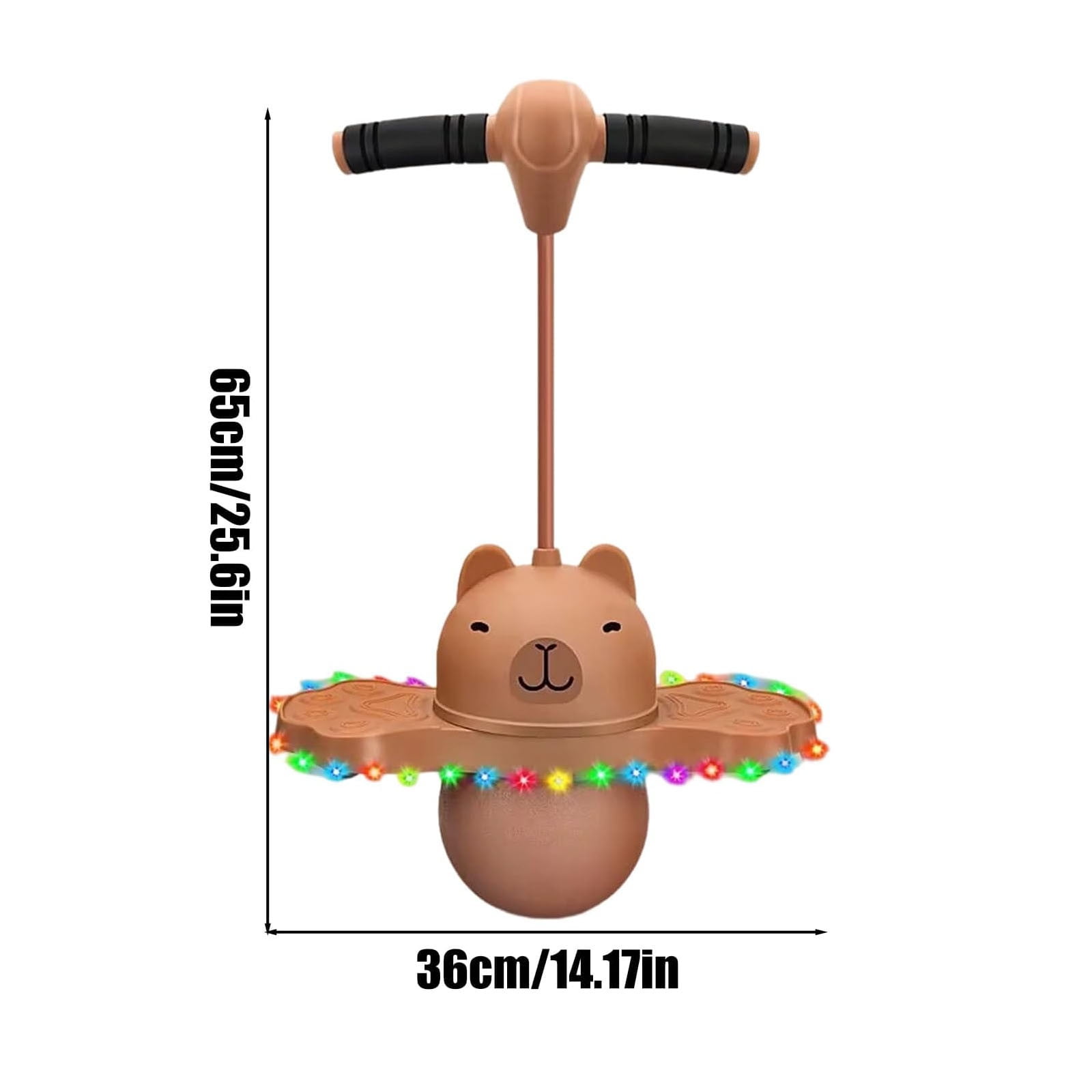 Ballon Sauteur Capybara Antidérapant Avec Pompe - Jouet D'équilibre Pour Enfants, Intérieur/extérieur, Cadeau Anniversaire