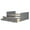 Gray, variant on Full Captain's Bed with Trundle and 3 Drawers Twin Daybed