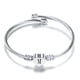 thumbnail image 3 of Brazalete Retorcido Brazalete, Pulsera De Cable Retorcido 2 Piezas Decoración Del Corazón Resistente Por Regalo Para Hombres, 3 of 7