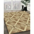 thumbnail image 3 of Ahgly Company Machine Washable Indoor Rectangle Transitional Brown Gold Area Rugs, 2' x 3', 3 of 7