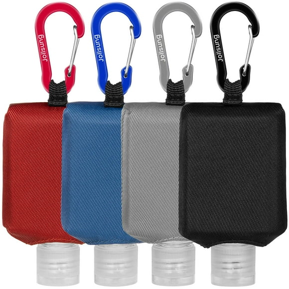 Funda para botella desinfectante de manos Jollsung, 60 ml/2 oz, paquete de 4
