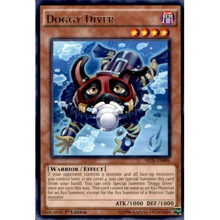YuGiOh Secrets of Eternity Rare Doggy Diver SECE-EN096