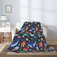 thumbnail image 2 of Sikiie The Underwater World Cozy Flannel Fleece Throw Blanket: Lightweight & Thick for All Seasons - Perfect for Women, Men, & Kids"40"x30", 2 of 6