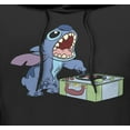 thumbnail image 2 of Men's Lilo & Stitch Record Scratch Pull Over Hoodie Black Large, 2 of 4