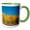 Green/White, variant on 3drose, Utah, Scenic Byway Torrey to Boulder in Fall Color, 11oz Two-tone Yellow Mug
