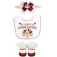 thumbnail image 4 of Juego de Regalo Baby Essentials Blanco Rojo Mi Primer Día de Acción de Gracias para Recién Nacidos y, 4 of 8