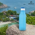 thumbnail image 4 of oliveware Triangular Range Premium PET Water Bottle, BPA Free & Leak Proof, 1 Litre Bottle, Better Grip, for Home & Office Use, Set of 6 (Blue), 4 of 4